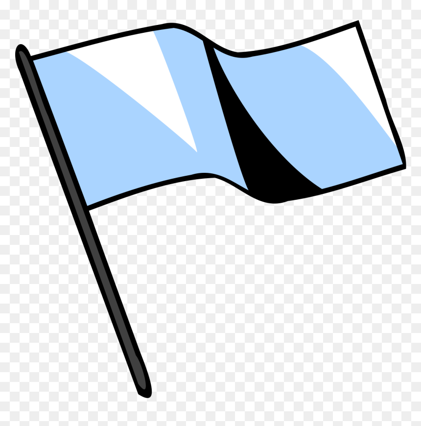 Flag Black And White, HD Png Download - fancy line png