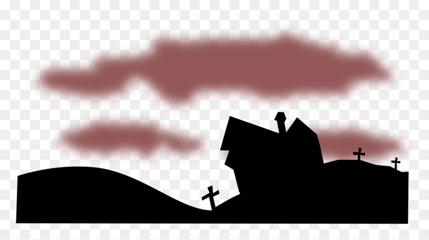 Cemitérioa Noite Desenho Png, Transparent Png - scary png
