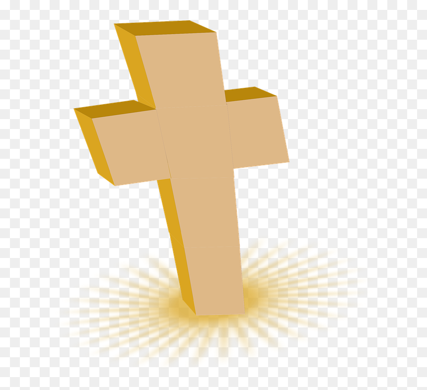 الصليب مجسم, HD Png Download - cross out png