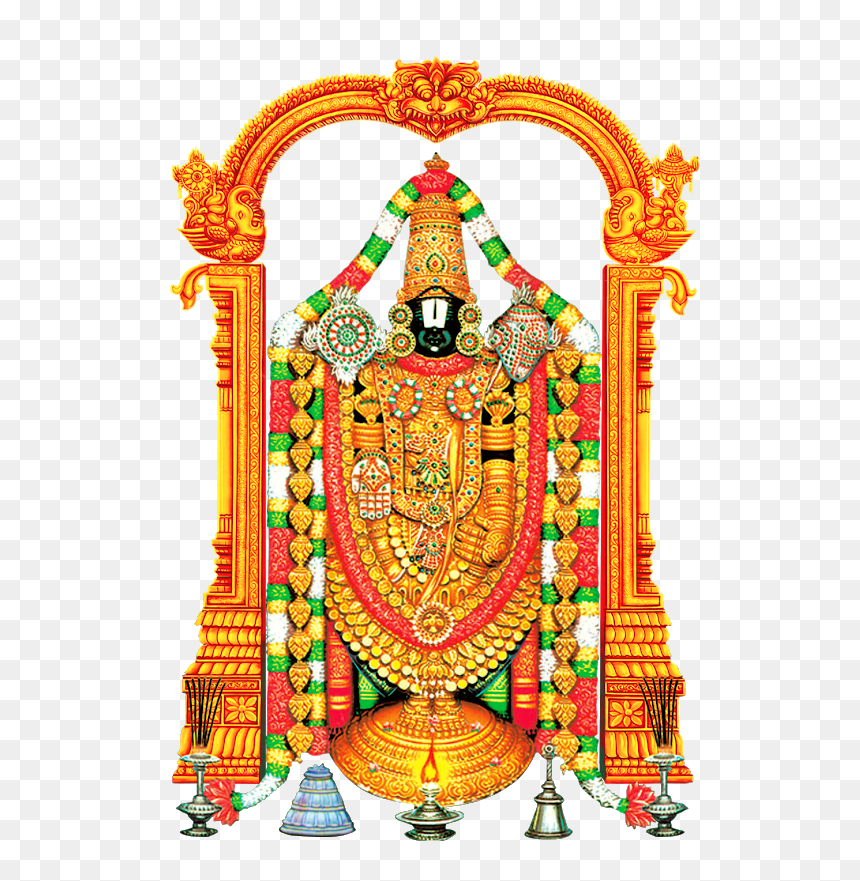 Lord Tirupati Venkateswara And Lord Vishnu Transparent - Lord Venkateswara Images Png, Png Download - lord venkateswara high quality images png