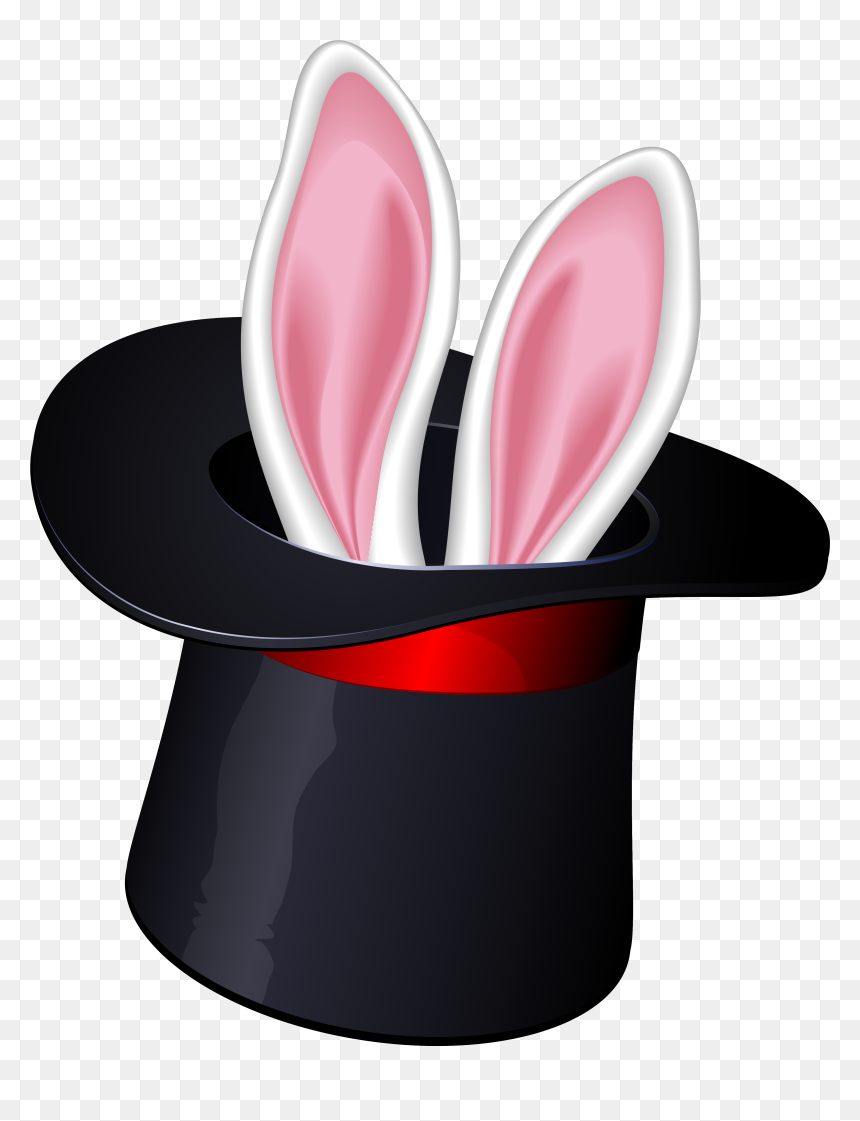 Hat-trick Tophat Magic Wand Download Hd Png Clipart - Magic Hat Transparent Background, Png Download - wand png