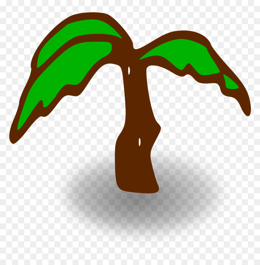 Palm Tree Clip Art, HD Png Download - palm leaves png