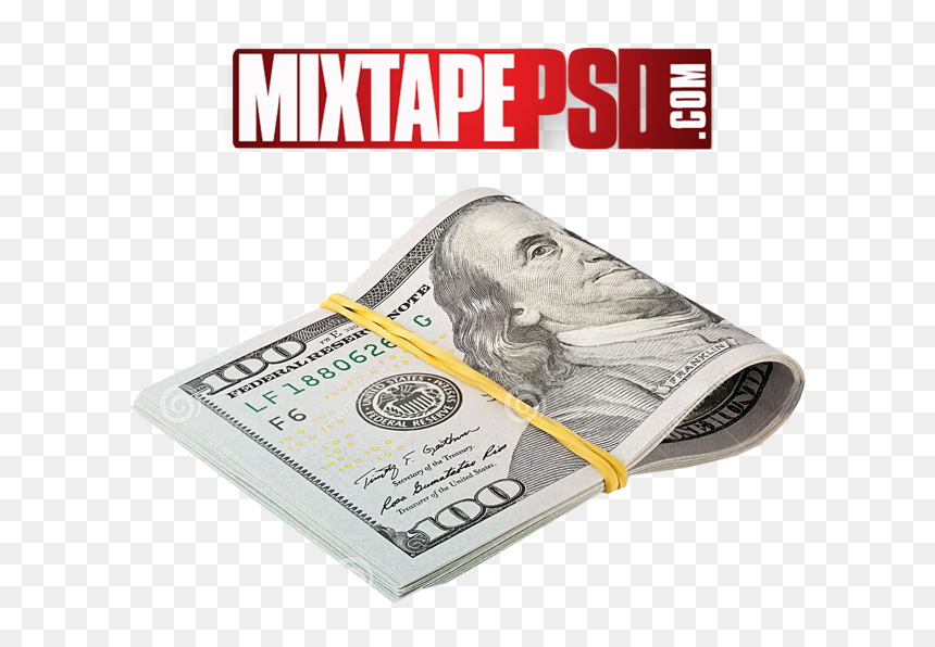 Money In Rubberband - Money With Rubberband, HD Png Download - pile of money png