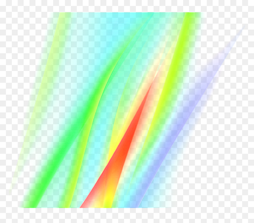 Ftestickers Effect Lights Lines Neon Glowing Colorful - Colorfulness, HD Png Download - picsart png effect