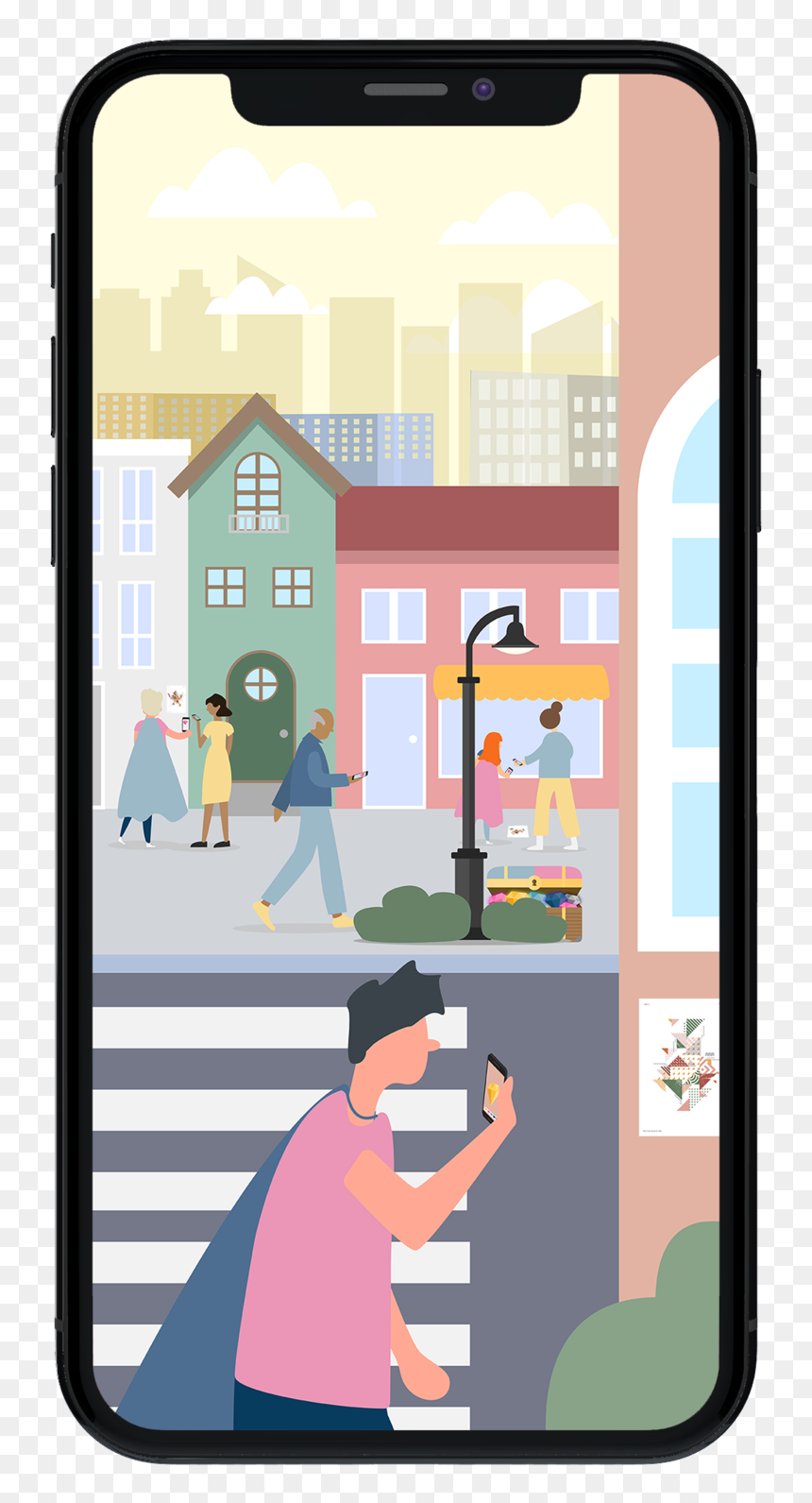 Diamond In The Phone Frame, HD Png Download - phone frame png
