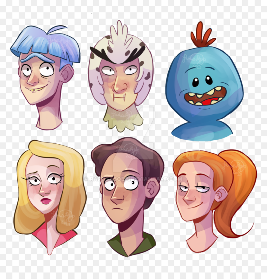 Rick And Morty Doodles By Raposaboba Rick And Morty - Rick And Morty Doodle Art, HD Png Download - morty png