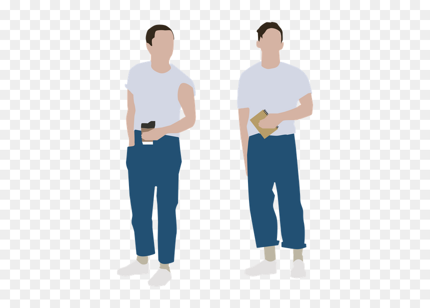 Standing, HD Png Download - people standing png
