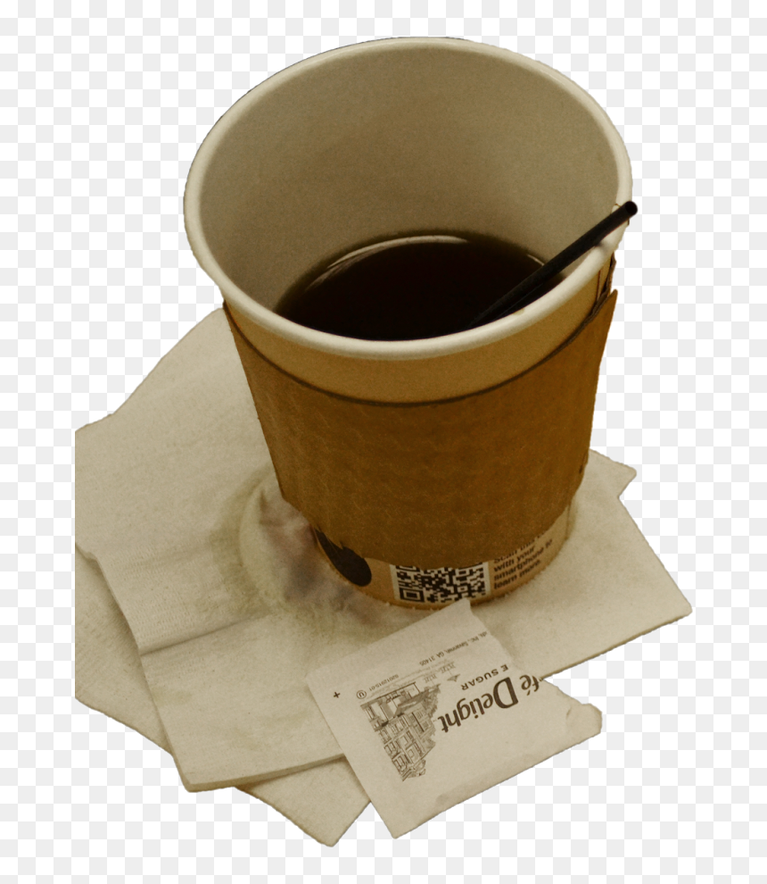 I Added The Sugar Packet And Authentic Coffee Stains - Cup, HD Png Download - coffee stain png
