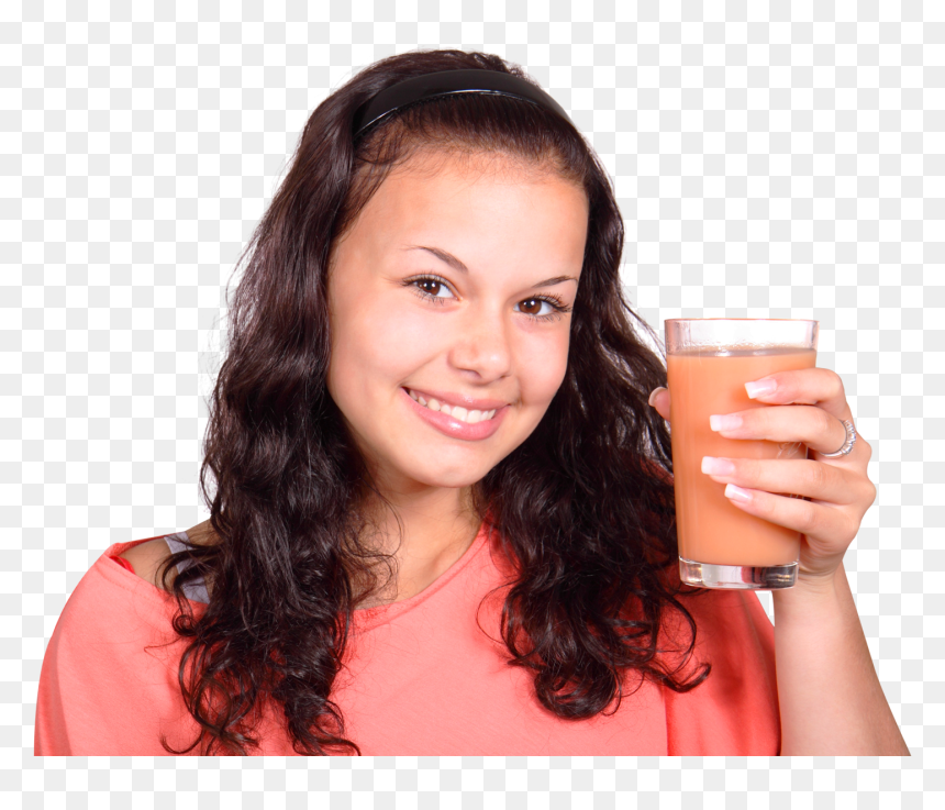 Wedding Couple Png Transparent Image - Model Drinking Juice Png, Png Download - fresh juice png