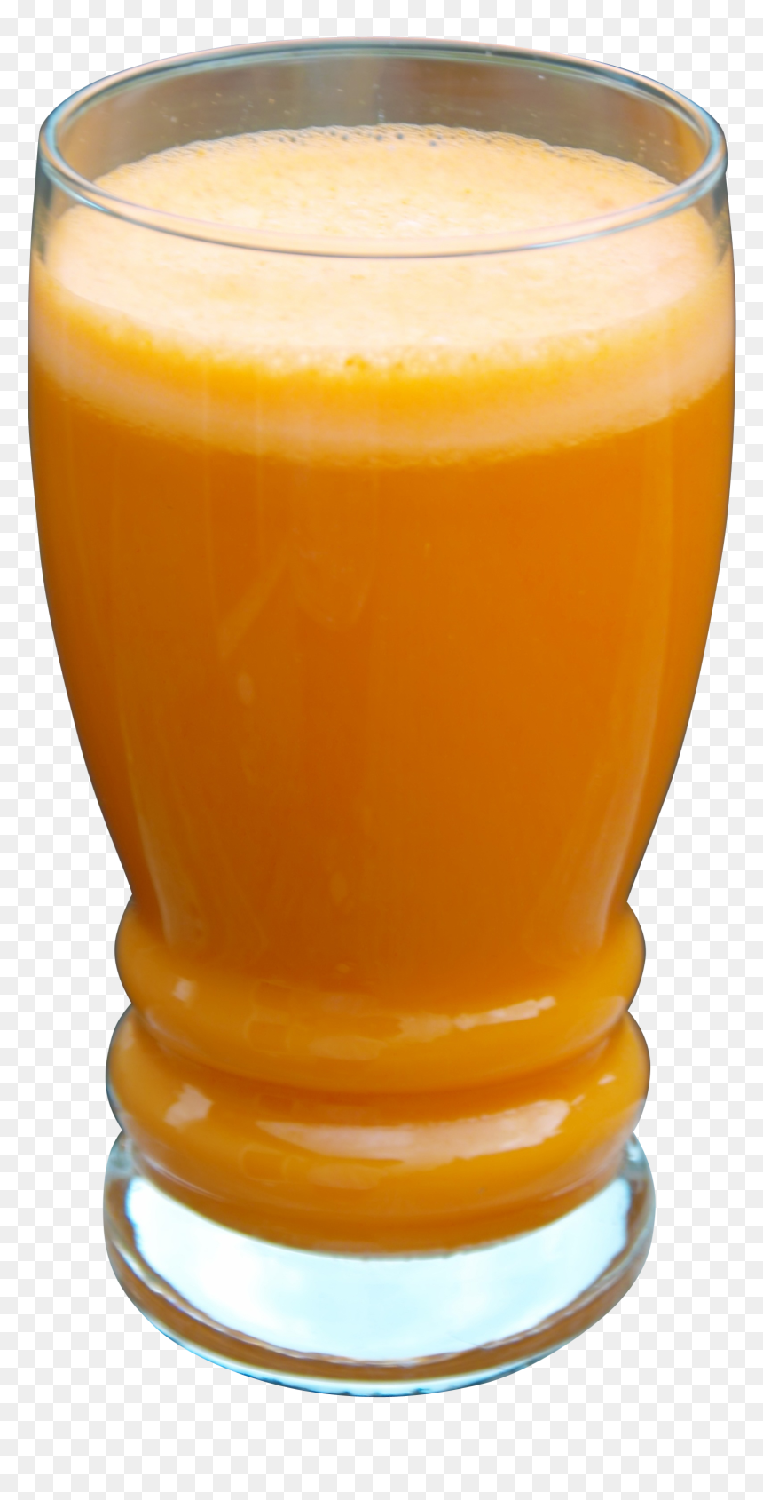 A Glass Filled With Orange Carrot Juice - Transparent Background Carrot Juice Png, Png Download - juice glass png
