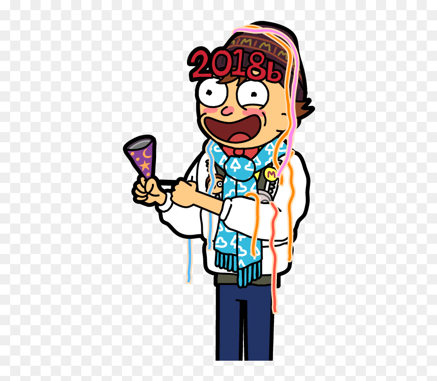 Pocket Mortys New Years Morty, HD Png Download - morty png