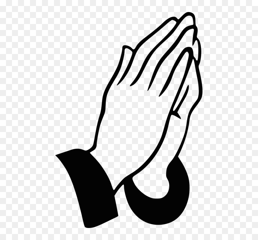 Hands Praying Transparent Background, HD Png Download - prayer png