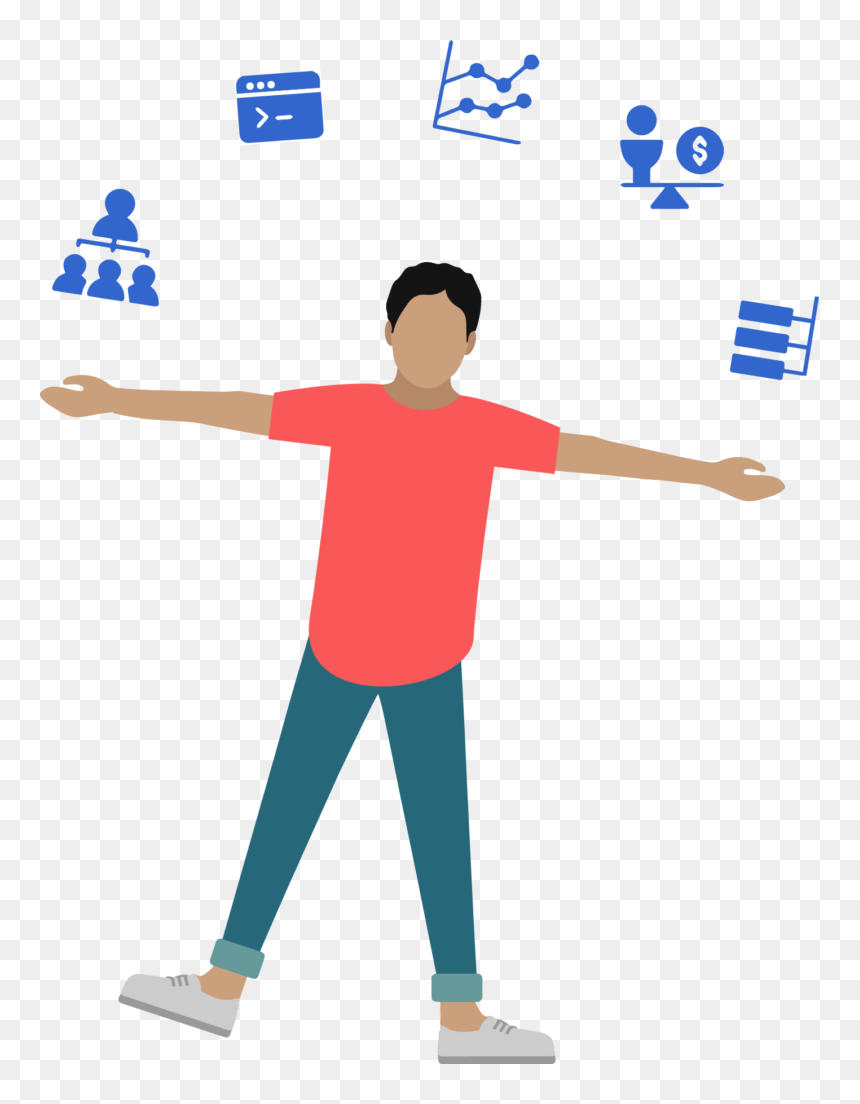 Free Stock The Paradox Jackrabbit A Tshaped Person - T Shaped Person Cartoon, HD Png Download - people standing png