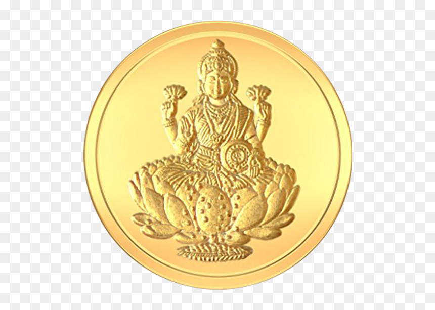 Lakshmi Gold Coin Png - Gold Coin Images Hd, Transparent Png - lakshmi png
