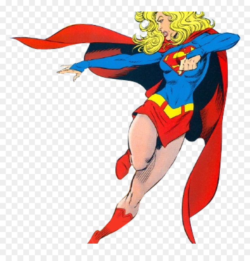 Supergirl Clipart Free Supergirl Cliparts Download - Superwoman Clip Art, HD Png Download - supergirl png