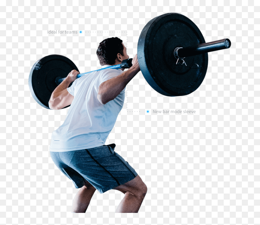 Bar Mode-sleeve - Powerlifting, HD Png Download - barbell png