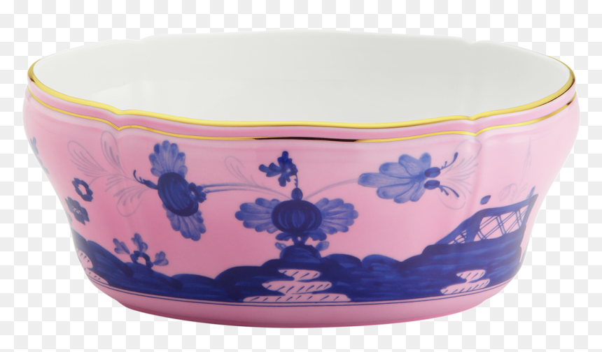 Salad Bowl Oriente Italiano Azalea - Plate, HD Png Download - bowl png