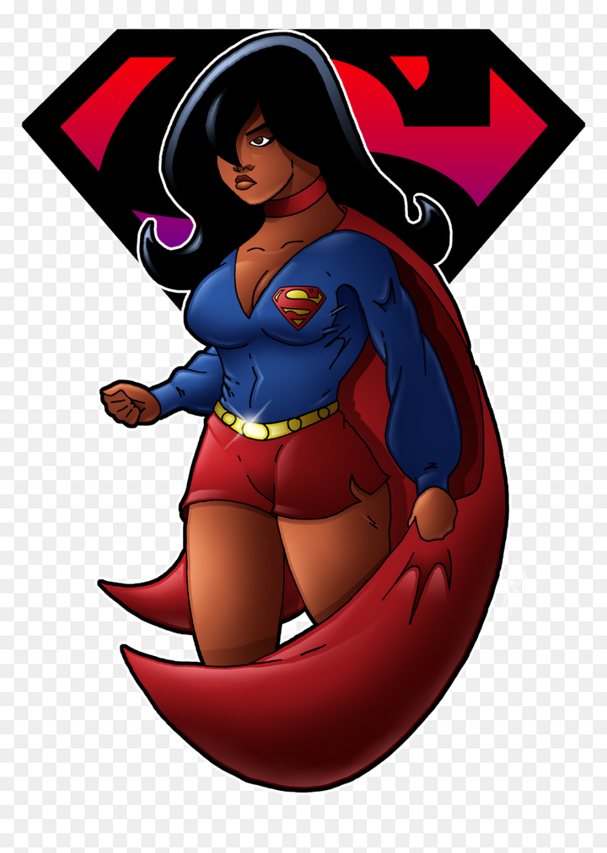 Black Supergirl Png, Transparent Png - supergirl png