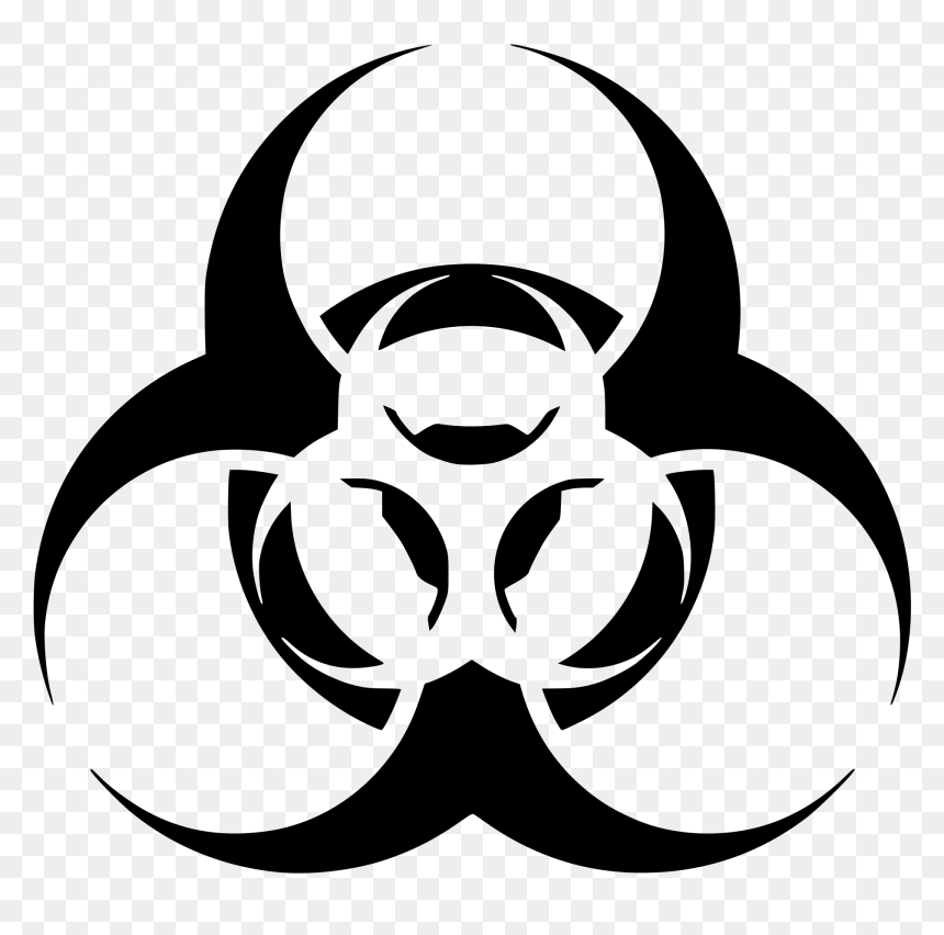 Simbolo De The Walking Dead, HD Png Download - biohazard symbol png