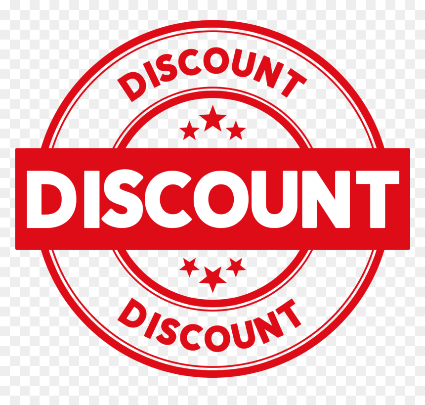 Round Discount Stamp Psd - Extended Png, Transparent Png - discount png