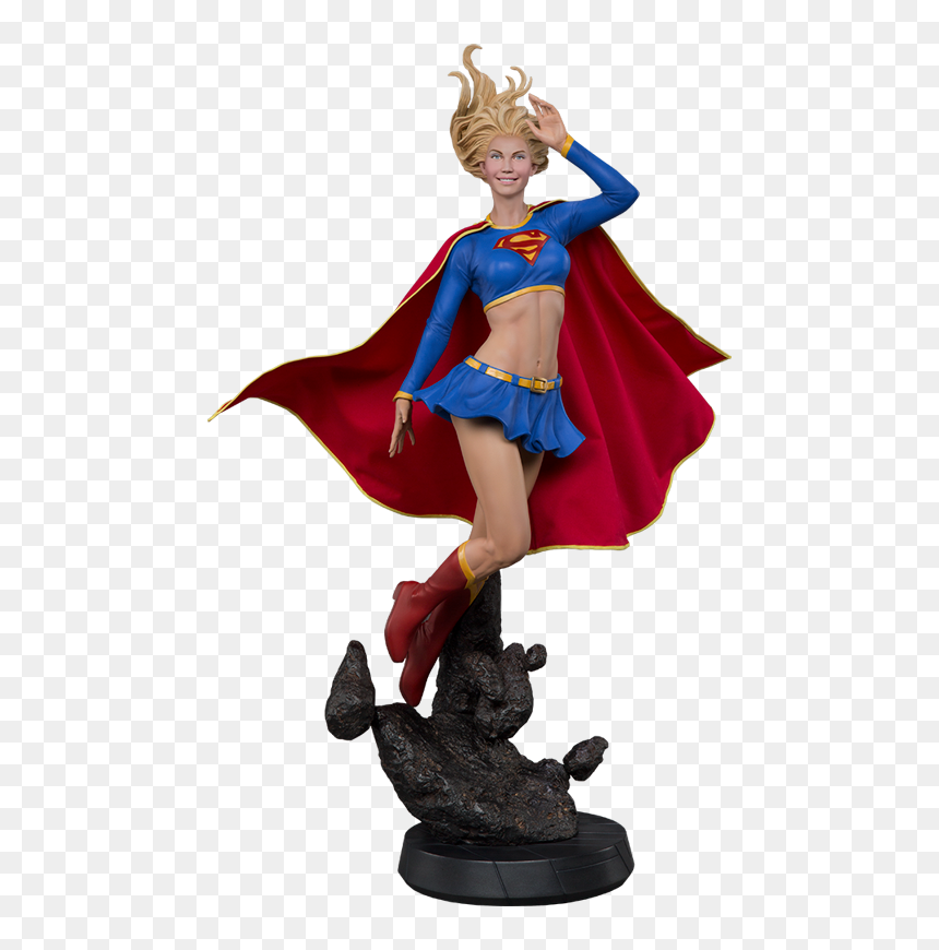 Dc Comics Premium Format Figure Supergirl 60 Cm , Png - Supergirl Statue, Transparent Png - supergirl png