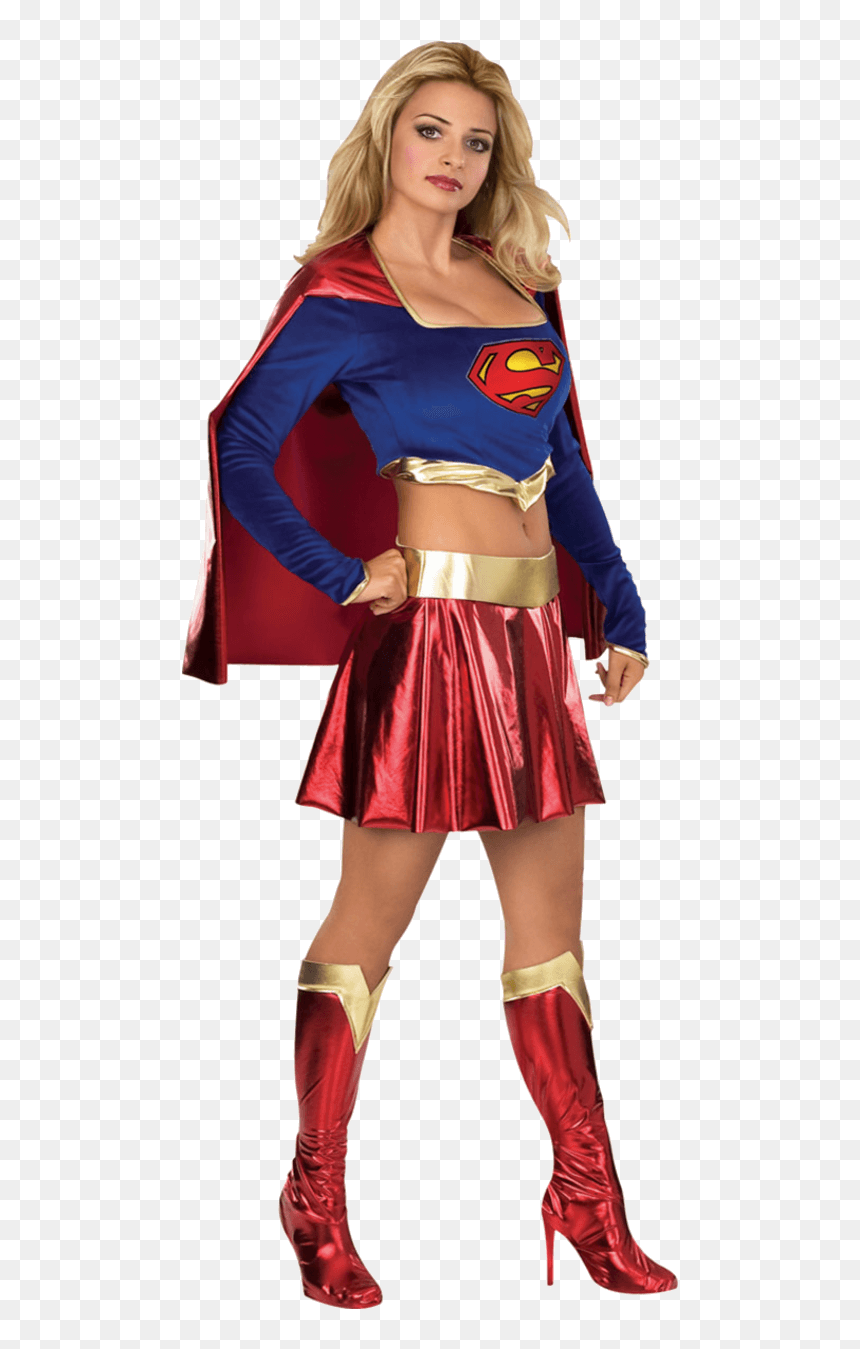 Transparent Supergirl Clipart Free - Sexy Superhero Costume, HD Png Download - supergirl png