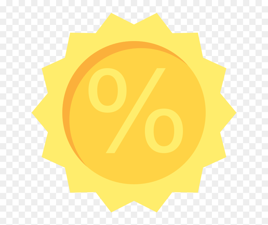 Discount Flat Icon Vector - Discount Icon Vector, HD Png Download - discount png