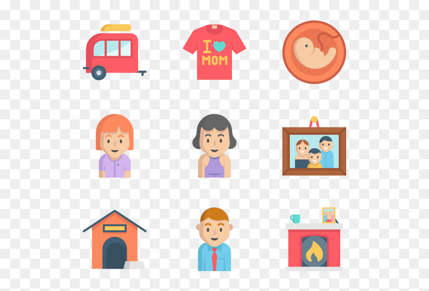 1, HD Png Download - family icon png