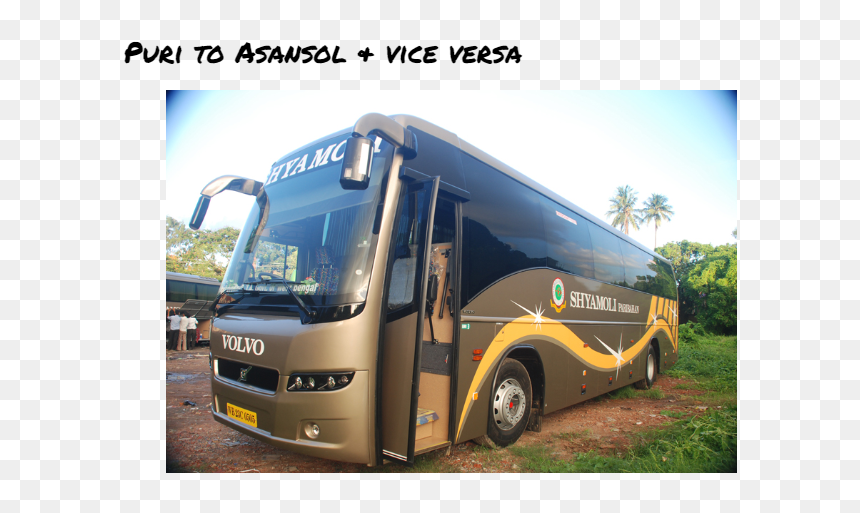 Asansol To Burdwan Volvo Bus, HD Png Download - volvo bus png