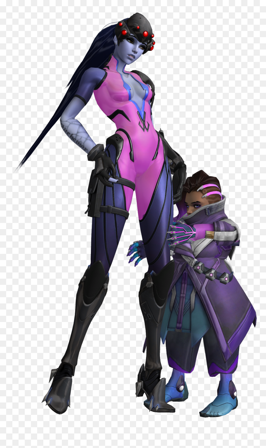 Widowmaker And Her Child - Widowmaker Png, Transparent Png - widowmaker png