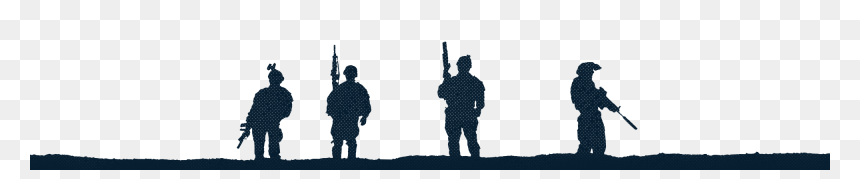 Silhouette, HD Png Download - soldier silhouette png