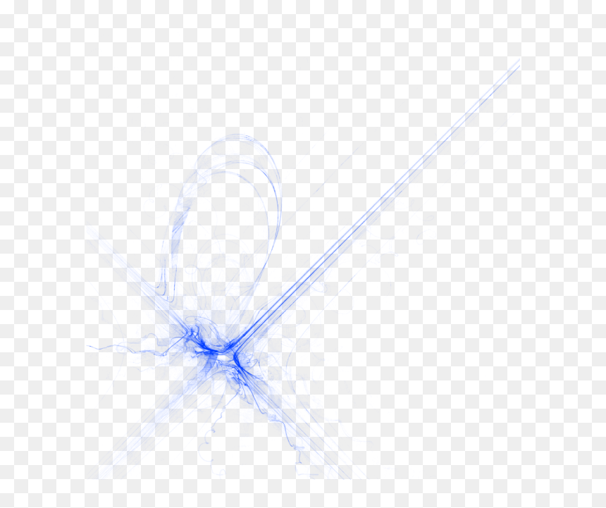Colored Smoke Png Transparent - Sketch, Png Download - blue smoke png