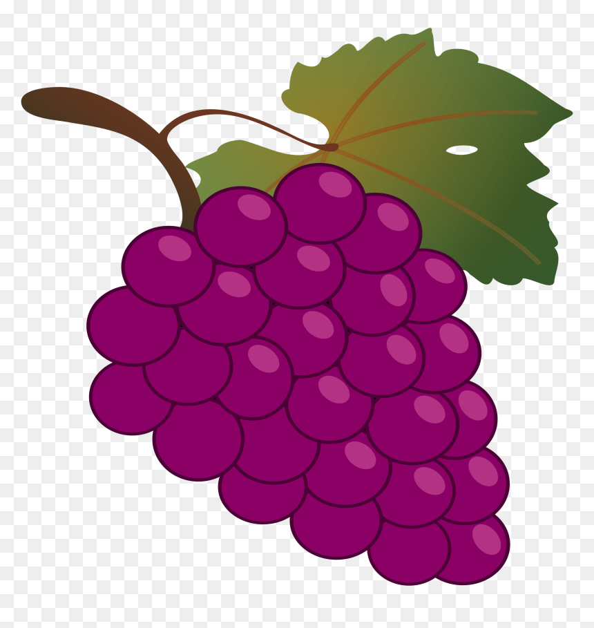 Grape Clip Arts - Grapes Clipart, HD Png Download - grape png