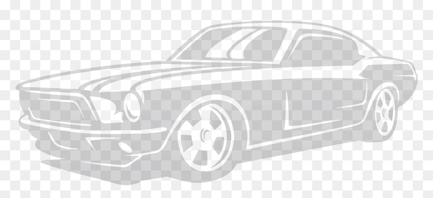 Muscle Car Silhouette Png - Mustang Decal, Transparent Png - car silhouette png