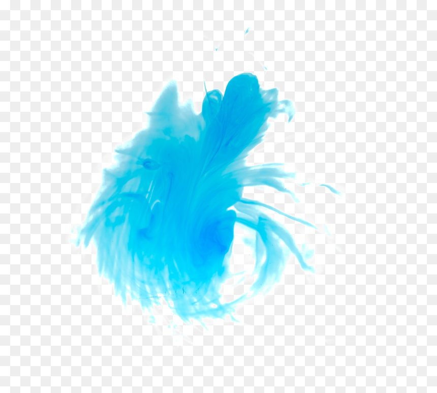 Beautiful Blue Smoke Brush - Illustration, HD Png Download - blue smoke png