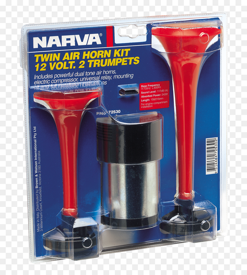 12 Volt Twin Air Horn Kit - Air Horn, HD Png Download - airhorn png