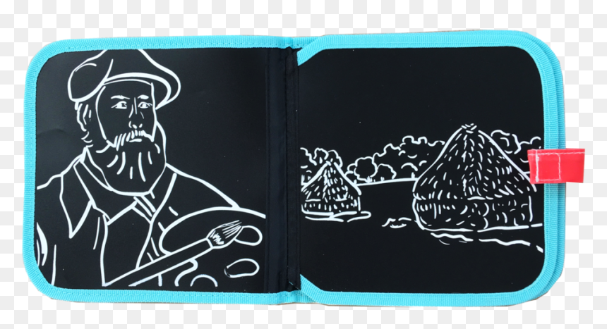 Chalk Color It Book™ - Drawing, HD Png Download - chalk png