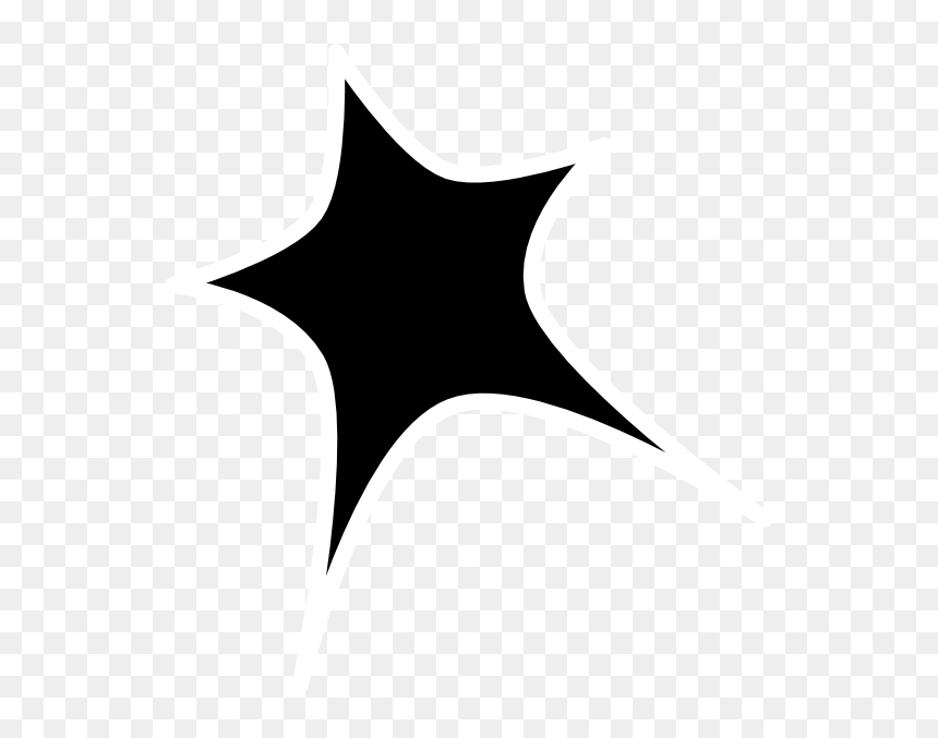 Star Outline Black And White - Vector Star, HD Png Download - star outline png