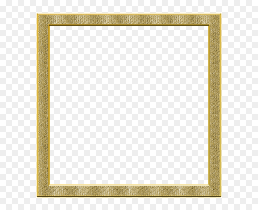 Cadre Png Transparent - Altın Rengi Çerçeve Png, Png Download - square border png