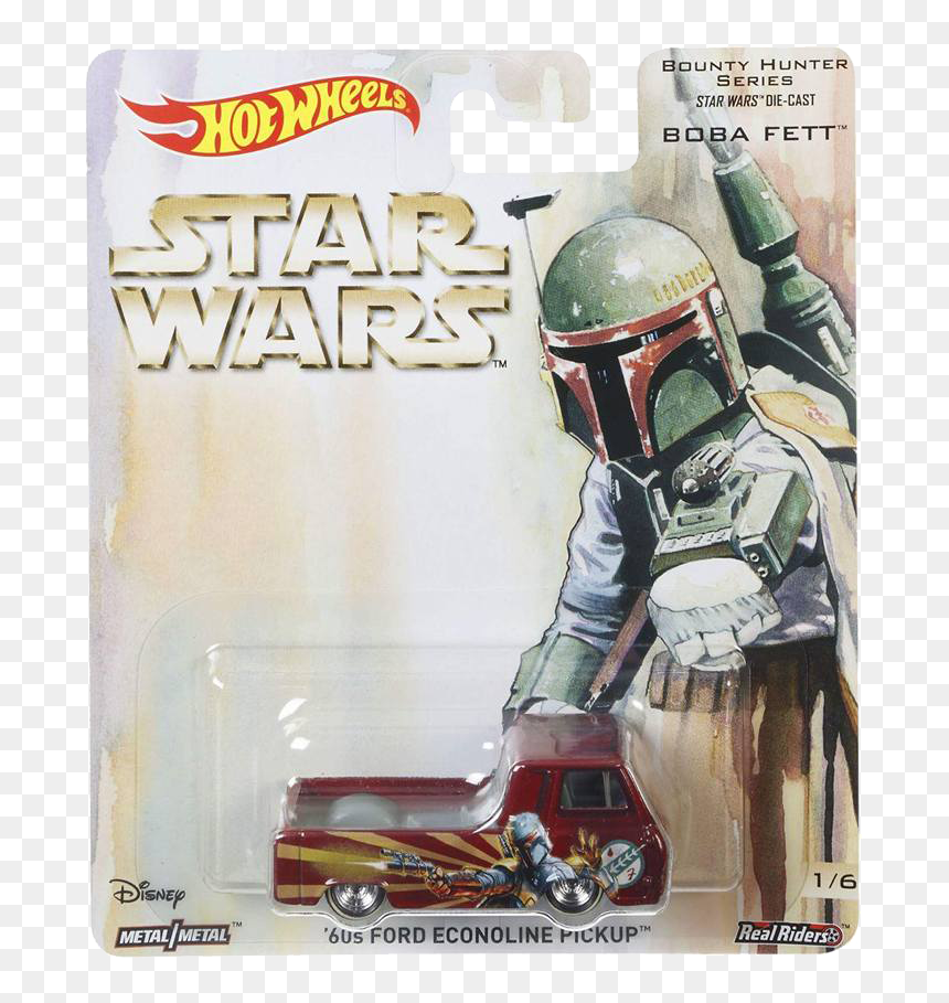 Star Wars Hot Wheels Bounty Hunter Series, HD Png Download - boba fett png