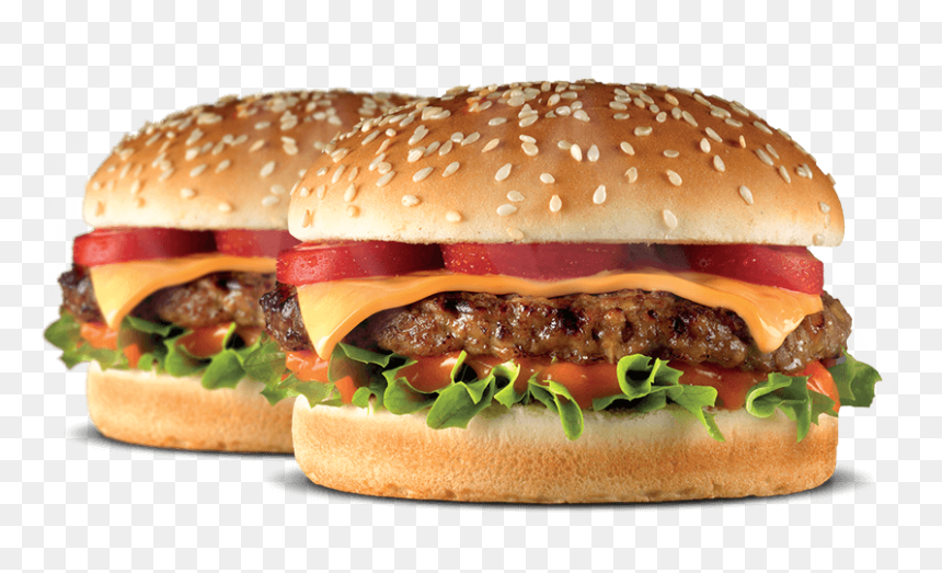 Cheeseburger-twin - Cheeseburger - Twin Burger, HD Png Download - cheeseburger png