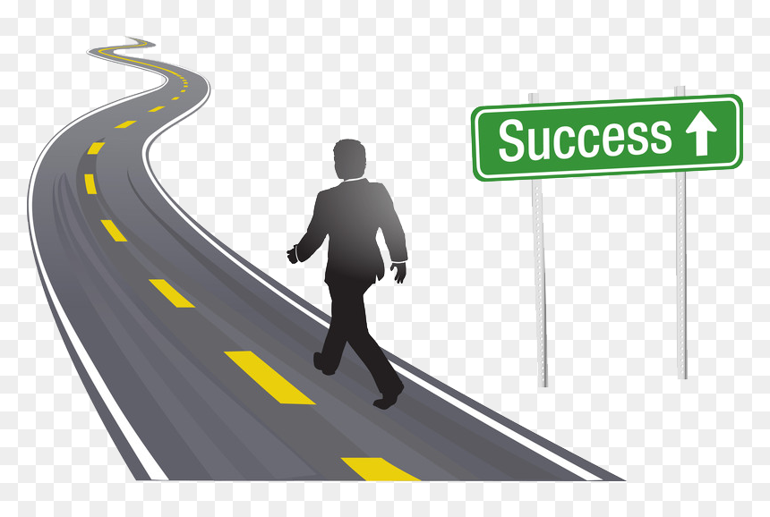 I Eat Short Sales For Lunch - Clipart Road To Success, HD Png Download - success png