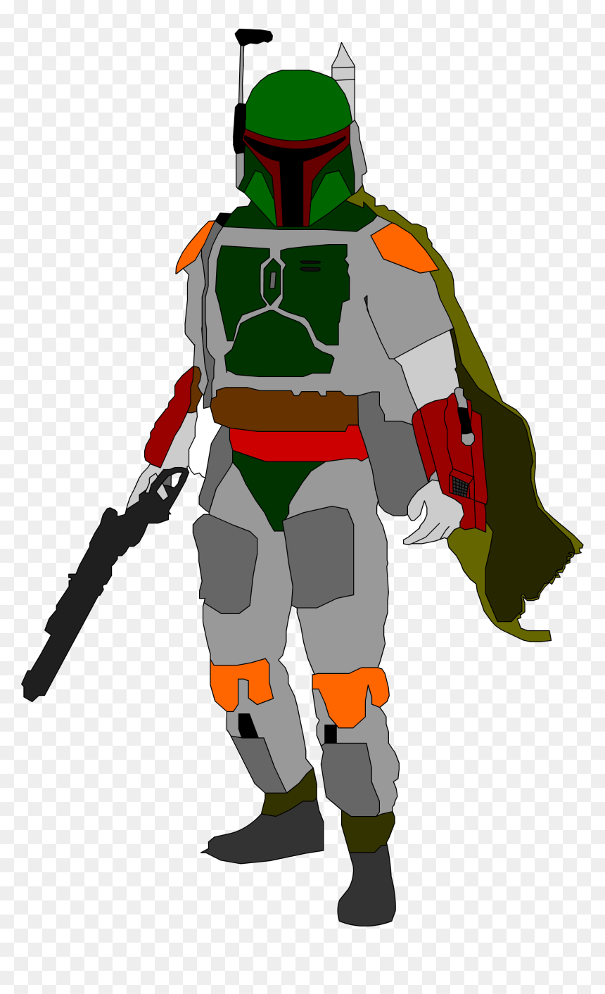 Boba Fett Clipart, HD Png Download - boba fett png