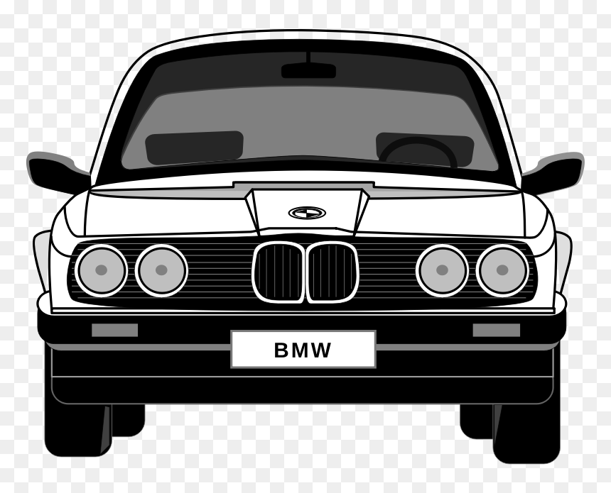 Bmw - Bmw Clipart, HD Png Download - car silhouette png
