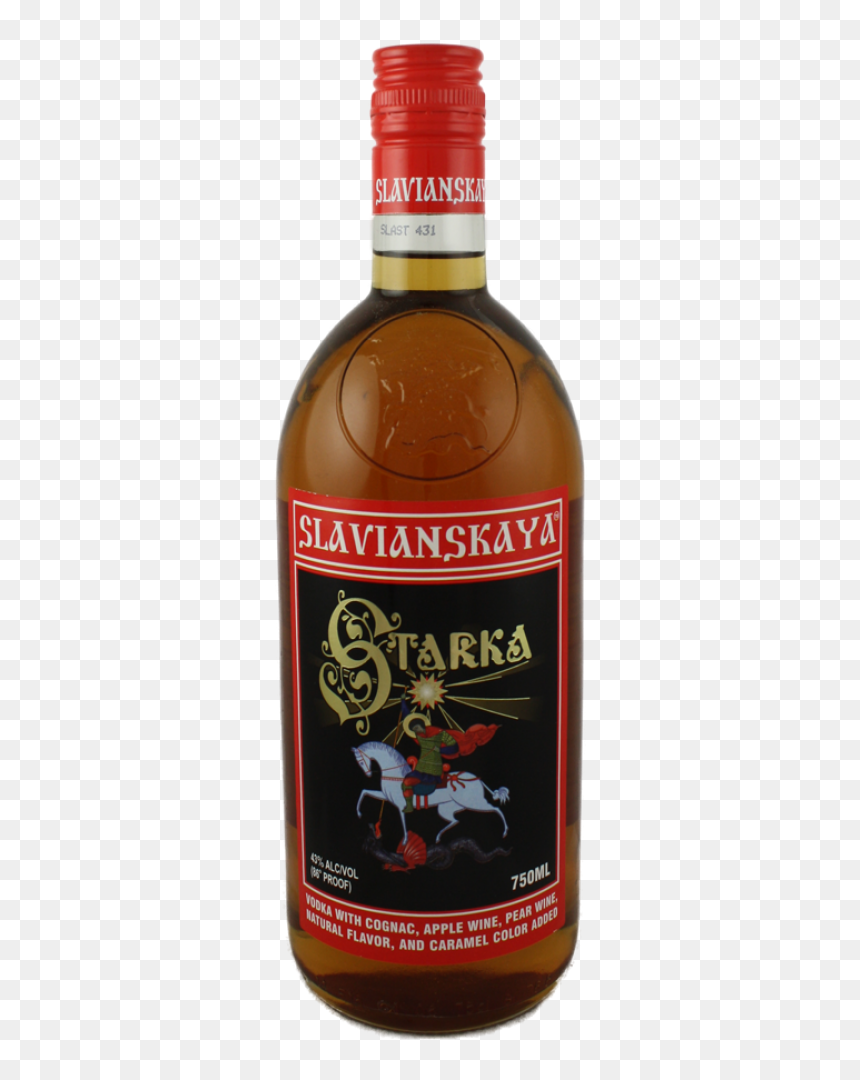 Slavianskaya Starka Vodka - Polish Wodka Png, Transparent Png - vodka png