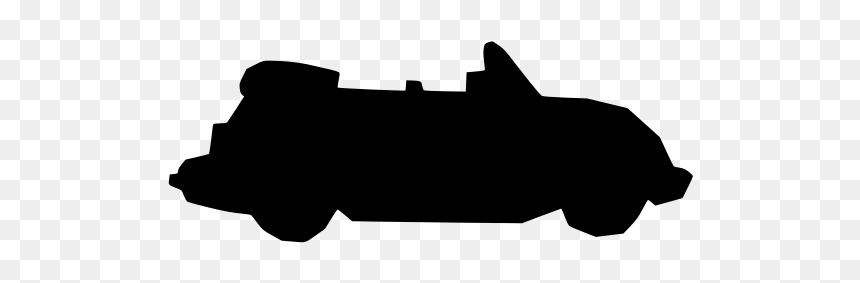 Convertible Car Silhouette - Printable Bat Pumpkin Stencil, HD Png Download - car silhouette png