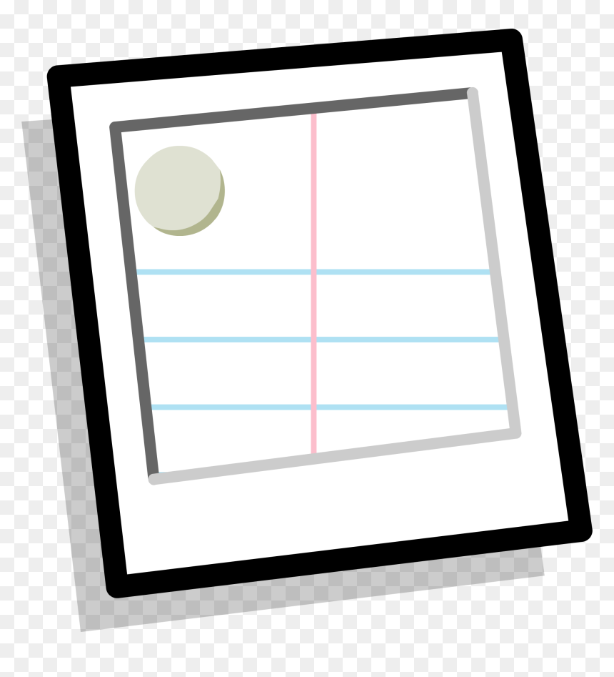 Club Penguin Rewritten Wiki - Background Icon Club Penguin Transparent, HD Png Download - lined paper png