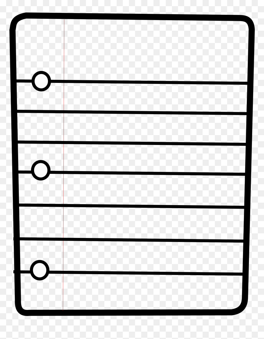 Line Art, HD Png Download - lined paper png