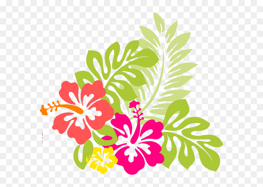 Flowers From Hawaii The - Hawaii Clipart, HD Png Download - hawaiian flowers png