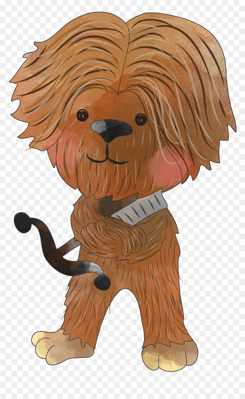 Star Wars Birthday Cards For Dad, HD Png Download - chewbacca png